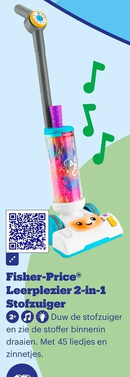 Promotie: Leerplezier 2-in-1 Stofzuiger