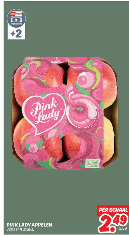 Pink lady appelen