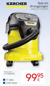 Promotie: Nat-en droogzuiger