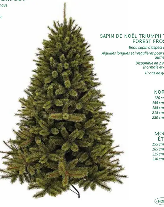 Offre: Sapin de noël triumph forest frost
