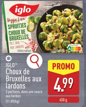 Offre: Choux de Bruxelles aux lardons