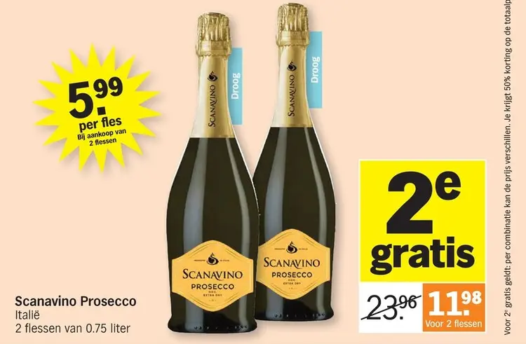 Promotie: Scanavino Prosecco