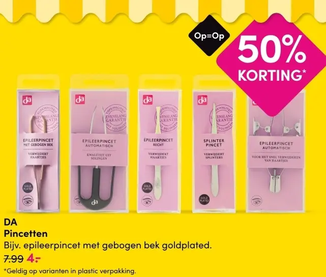 Aanbieding: Pincetten