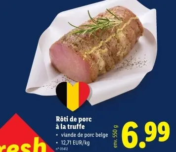 Offre: Rôti de porc à la truffe
