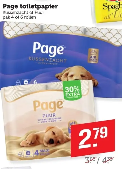 Aanbieding: Page toiletpapier