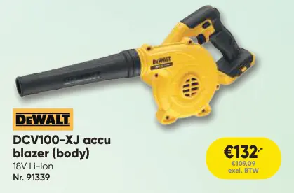 Promotie: DCV100-XJ accu blazer (body)