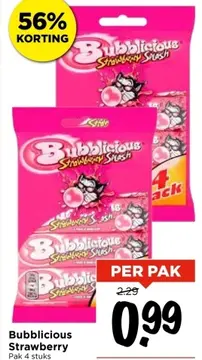 Aanbieding: Bubblicious Strawberry