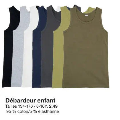 Offre: Débardeur enfant