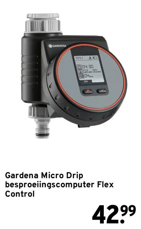 Aanbieding: Micro Drip besproeiingscomputer Flex Control
