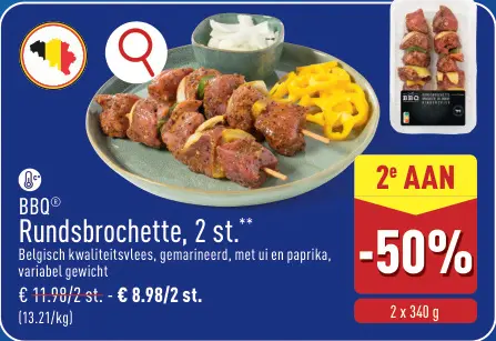 Promotie: BBQ Rundsbrochette