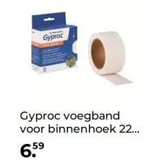 Aanbieding: Gyproc voegband voor binnenhoek