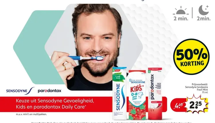 Aanbieding: Sensodyne tandpasta Fresh Mint