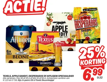 Aanbieding: TEXELS, APPLE BANDIT, DESPERADOS OF AFFLIGEM