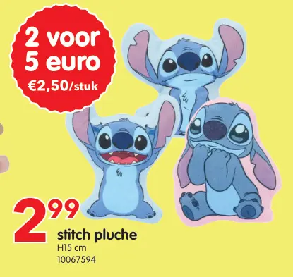 Promotie: stitch pluche