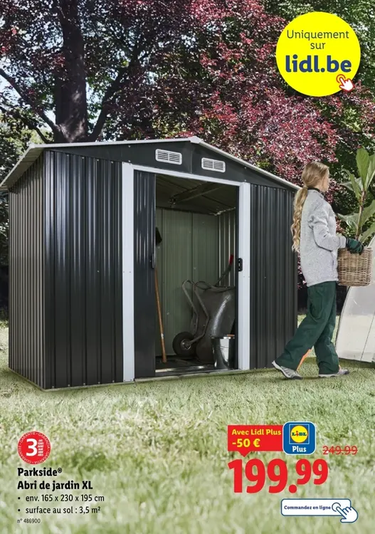 Offre: Abri de jardin XL