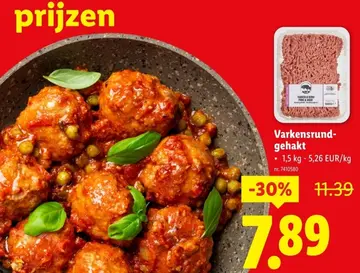 Aanbieding: Varkensrund-gehakt