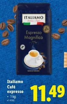 Offre: Italiamo Café expresso