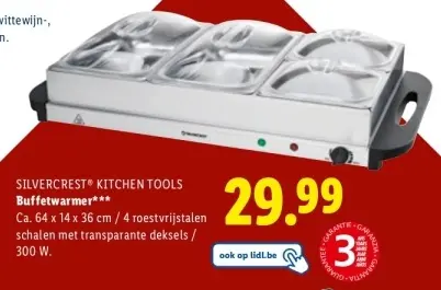 Aanbieding: Buffetwarmer