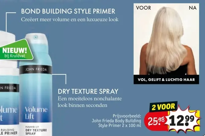 Aanbieding: John Frieda Body Building Style Primer