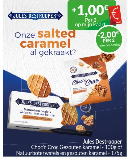Promotie: Choc'n Croc Gezouten karamel