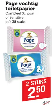 Aanbieding: Vochtig toiletpapier