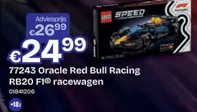Aanbieding: 77243 LEGO Oracle Red Bull Racing RB20 F1 racewagen