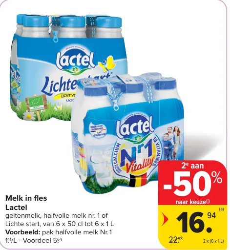 Promotie: Melk in fles