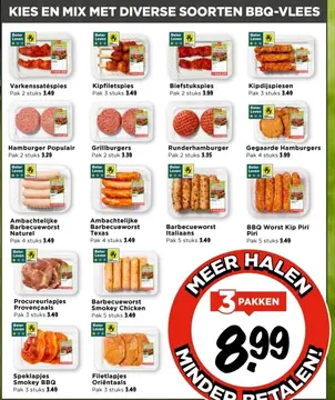 Aanbieding: 3 halen 8.99 betalen