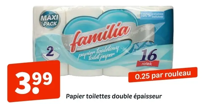 Offre: Papier toilettes