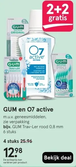 Aanbieding: GUM en O7 active