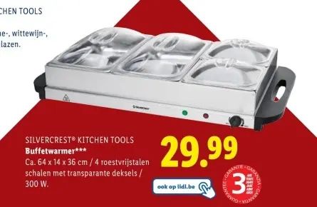 Promotie: Buffetwarmer