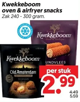 Aanbieding: Kwekkeboom oven & airfryer snacks