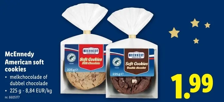Promotie: American soft cookies