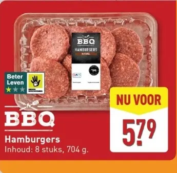 Aanbieding: BBQ Hamburgers