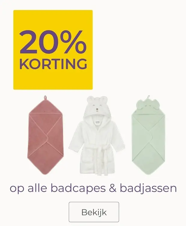 Aanbieding: Badcapes & badjassen