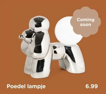Aanbieding: Poedel lampje
