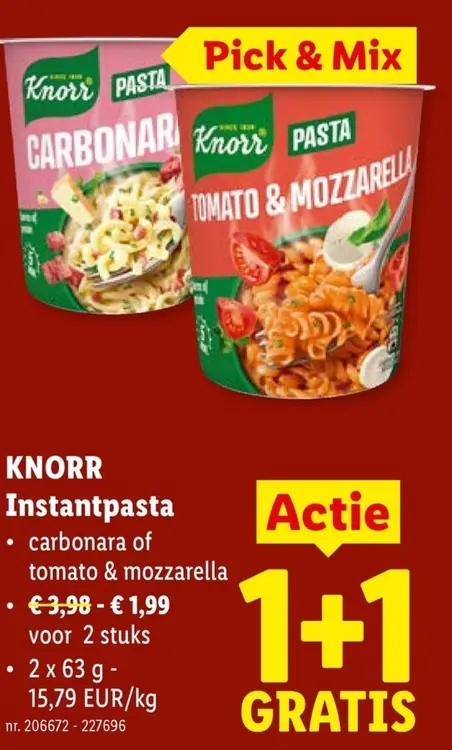 Promotie: Instantpasta