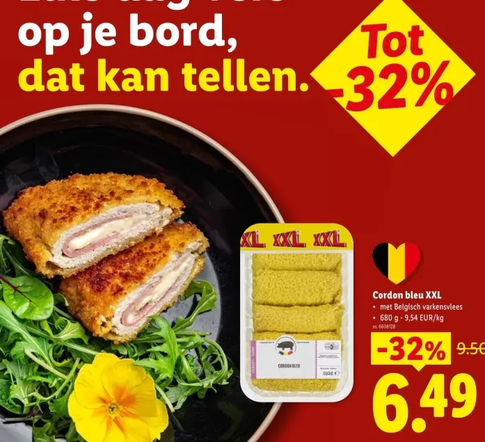 Promotie: Cordon bleu XXL