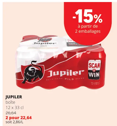 Offre: Jupiler