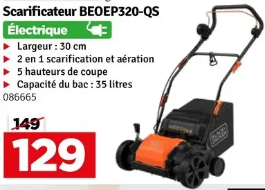 Offre: Scarificateur BEOEP320-QS