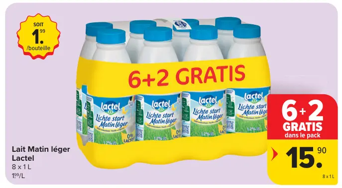 Offre: Lait Matin léger