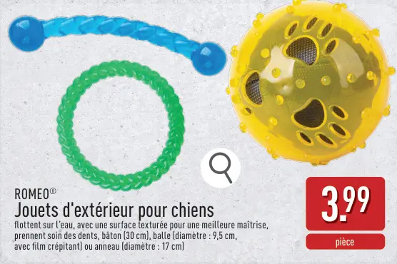 Offre: Jouets d'extérieur pour chiens