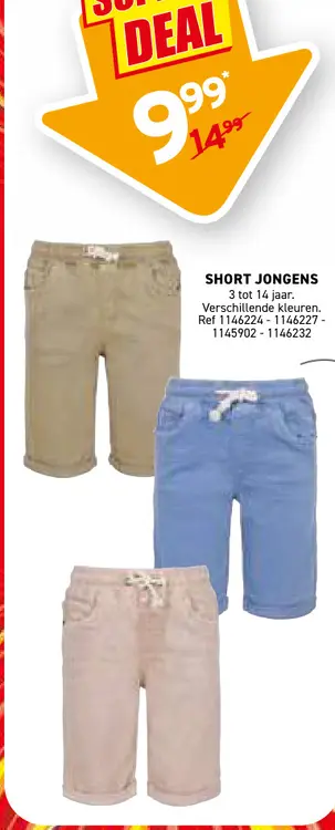 Promotie: Short jongens