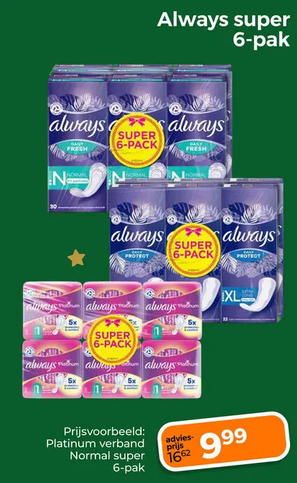 Aanbieding: super 6-pak