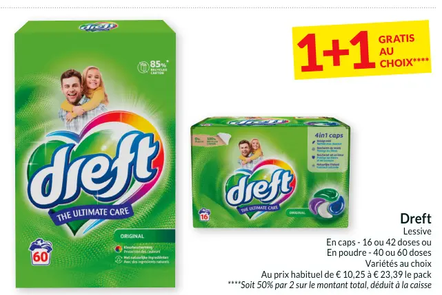 Offre: Dreft Lessive
