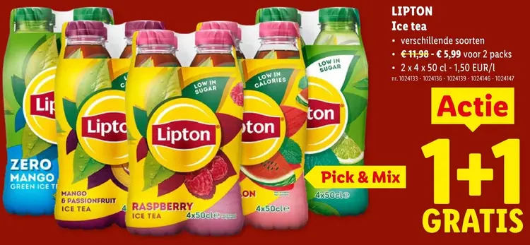 Promotie: Ice tea
