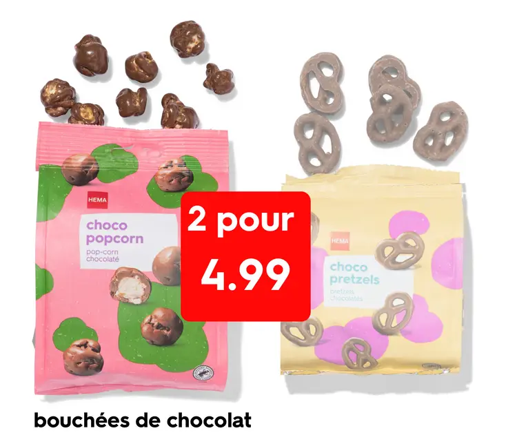 Offre: Bouchees de chocolat