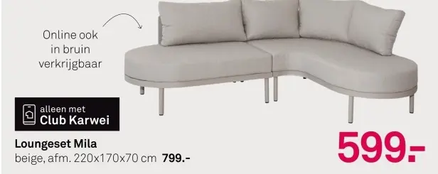 Aanbieding: Loungeset Mila