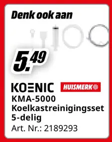 Promotie: KMA-5000 Koelkastreinigingsset 5-delig