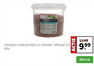 Aanbieding: Intratuin rode pinda's in emmer